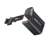 Juego de manijas ergonómicas de metal para cámara, agarre dividido desmontable para fotografía y video al aire libre estable, agarre de metal desmontable para videografía deportiva