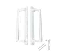 Juego de manijas para puerta corredera PGT de 10 pulgadas | Manija de puerta corredera interior y exterior PGT con espacio de agujeros de 3-7/8 pulgadas | Reemplazo de manija para puerta de vidrio de