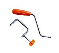 Juego de manijas y abrazaderas de máquina de prensa de pasta metálica, diseño de liberación rápida, fácil de limpiar, operación estable, mango para hacer pasta con liberación rápida