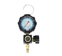 Juego de manómetro de diagnóstico R410a, herramienta de refrigeración A/C de alta presión for R22/R410A/R134A/R410a con mirilla G1/4(LOW)