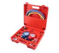 Juego de Manómetros de Colector Profesional R134a para Aire Acondicionado HVAC con Manguera de Carga de 152 cm