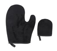 Juego de manoplas autobronceadoras, profesional, 2 unidades, lavable, reutilizable, kit aplicador de loción bronceadora para cara corporal, manopla grande y manopla para pulgar,