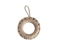 Juego de manteles individuales de algodón de cáñamo tejidos a mano, manteles individuales de lino natural, resistentes al calor, protector de mesa de comedor, posavasos de cocina para ollas calientes
