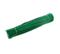 Juego de manualidades con 1 limpiador de pipas para proyectos creativos de bricolaje, versátil, como decoración, artesanía para adultos (verde, talla única)