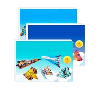 Juego de manualidades de avión de papel - 108 piezas juguetes plegables para niños, juego educativo sensorial para desarrollar la creatividad y la paciencia | Perfecto para aulas, fiestas, hogar