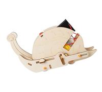 Juego de manualidades de madera, divertido modelo de caracol eléctrico para enseñar a estudiantes, aprender física y aprender prácticamente, herramienta de física de madera