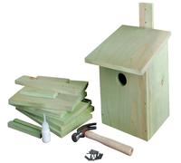 Juego De Manualidades Para Niños Casa De Pájaros Para Hacer Carbonero De Madera