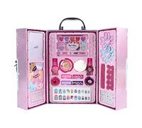 Juego de maquillaje de fantasía para niñas: juego de maquillaje seguro para niños, colección de maquillaje lavable para niños, set de regalo de maquillaje para jóvenes artistas en ciernes, kit de