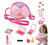 Juego de maquillaje falso - Juego Educativo Realista Lavable de 26 piezas,Princesas Vestir Maquillaje para Niños - Para Navidad Cumpleaños Juego de Roles Niños Niñas