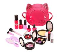 Juego de maquillaje para fingir - Juego profesional de princesas cosméticas lindo juego de juguetes de rol para niños para el hogar, guardería, guardería, preescolar, niña, económico, eficiente, b