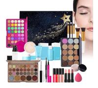 Juego de Maquillaje para Mujeres - Juego De Maquillaje Facial Ligero Con Paleta De Sombras Lápiz Labial Y Brocha - Set De Facial - Para Novia Amiga Hermana Hija Familia Amigos Compañeros