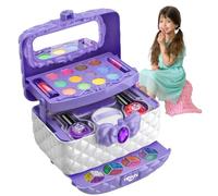 Juego de maquillaje para niñas princesas: juego completo de cosméticos, concepto creativo de juego de rol, juguete interactivo con divertidas características de diseño de princesas |