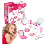 Juego de maquillaje para niños, juego de maquillaje para niños, niñas que juegan como un conjunto de cosméticos - Princesa hazlo como si estuvieras jugando con juguetes de maquillaje para amigos