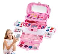 Juego de Maquillaje para niños | Juguete cosmético Lavable de Princesas | Juego de Maquillaje para niña Real, para 3 - 12 años, Navidad, cumpleaños, Disfraz, tocador, , Regalo