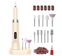 Juego de máquina de taladro eléctrico, máquina de archivo recargable, taladro de 15000 RPM con brocas de bajo ruido, fácil de usar