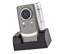 Juego de máquina de taladro eléctrico para clavos, brocas de bajo ruido, 45000 rpm, máquina pulidora de uñas con base