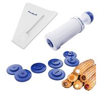 Juego de máquina para hacer churros y rellenar StarBlue Churrera - Boquilla para decorar fácilmente para freír churros rellenos, SB-A818