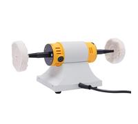Juego de máquina pulidora de 220 V, doble cabeza, amoladora eléctrica, máquina pulidora de joyas, velocidad de ralentí 10000 rpm para moler y cera de abejas, metal, madera, plástico, jade y otros
