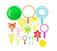 Juego de máquina sopladora de burbujas grande y pequeña para horas de diversión, varita gigante de burbujas para un emocionante juego de burbujas