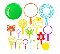 Juego de máquina sopladora de burbujas grande y pequeña para horas de diversión, varita gigante de burbujas para un emocionante juego de burbujas