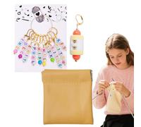 Juego de Marcadores de Ganchillo, Marcadores de Puntos con Contador de Vueltas, Accesorios de Manualidades Desmontables Letras o Números en Inglés para Principiantes y Entusiastas
