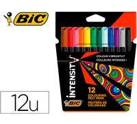 Juego de marcadores de intensidad 12 colores surtidos - BIC