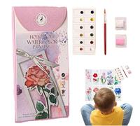 Juego de marcadores de libros de lectura, juego de soportes de página de acuarela, libros de papelería decorativos, colección de marcadores estéticos, 7 x 3.7 x 0.47 pulgadas, regalo para estudiantes