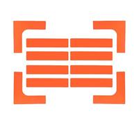 Juego de marcadores de línea de cancha | Marcadores de lanzamiento de límite de cancha de pickleball al aire libre, antideslizantes, resistentes al viento, accesorios para deportes de tenis para