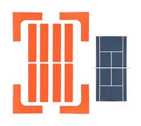 Juego De Marcadores De Pickleball - Kit De Marcado Portátil | Accesorios Deportivos Resistencia Al Viento Para Exteriores | Bádminton, Tenis, Voleibol, Líneas Delimitadoras De Canchas, Equipos De Entr