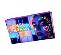 Juego de marcadores de pintura facial In Dark con tintas suaves, fluorescentes, para marcar la noche, dibujo creativo, cuerpo, rostro, arte