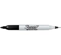 Juego de marcadores Twin Tip negro S0811100/12 piezas