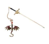 Juego de marcapáginas de metal de dragón, marcadores de página de fantasía 3D para niños y adolescentes, accesorios de lectura antideslizantes en forma de dragón para diarios, uso escolar