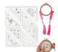 Juego de marcapáginas DIY | Diseño de primavera y verano | Marcapáginas Manualidades - para pintura de acuarela Marcadores laterales de fieltro hechos a mano para leer y ganchillo para adultos