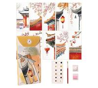 Juego de marcapáginas, portapáginas de acuarela, decoración estética para estudiantes, profesores, colegios, niños, lectura, mujeres