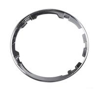 Juego de marco de cambio de marchas para Fiat 500 500C 2007-2015, kit de anillo de manguito automático de plástico ABS en negro cromo, 2 piezas accesorios para interior tuning y repuesto