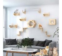 Juego de Marco de Escalada para Gatos, Muebles para Gatos Pared, Pasillo Aéreo, Nido para Gatos, Cápsula Espacial, Plataforma de Salto DIY (Color : Style 8)
