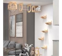 Juego de Marco de Escalada para Gatos, Muebles para Gatos Pared, Pasillo Aéreo, Nido para Gatos, Cápsula Espacial, Plataforma de Salto DIY (Color : Style 4)