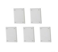 Juego de marcos de fotos acrílicos, 5 marcos magnéticos de ángulo recto con 2+2 mm, para imanes instantáneos de refrigerador para fotos de bricolaje (4 x 6 cm)