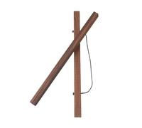 Juego de marcos de fotos de madera de nogal para colgar en la pared, para pósteres, mapas, impresiones artísticas, colgador de póster con imanes de cordón, 51 cm, juego de 4 piezas (51 cm)