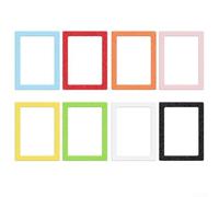 Juego de marcos de fotos magnéticos perfecto para crear una galería de fotos en tu refrigerador o tablón de anuncios (5 pulgadas verde)