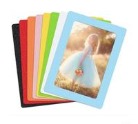 Juego de marcos de fotos magnéticos perfecto para crear una galería de fotos en tu refrigerador o tablón de anuncios (10 pulgadas, negro)