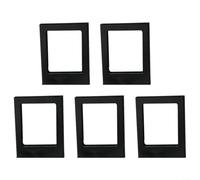 Juego de marcos magnéticos para fotos Instax Mini, pantalla de 3 pulgadas, soporte magnético para refrigerador para Fujifilm Mini 11, 9, 8, películas, paquete de 5, negro y blanco (negro)