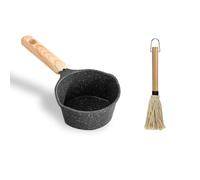 Juego de marinadas para barbacoa, juego de marinadas, pincel para marinadas, olla de hierro fundido para barbacoa, sartenes para marinadas, orinales para salsa picante, salsa de barbacoa o salsa de