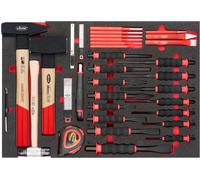 Juego De Martillos, Cinceles Y Extractores V6817 51 Piezas