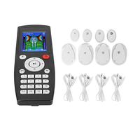Juego de Masajeador Muscular TENS, 16 Modos, 4 Canales, Masajeador Recargable Ajustable con Almohadilla de Electrodo(EU)