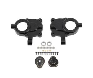 Juego de masas de eje delantero RC, contrapeso de cohete de dirección de aleación de aluminio y cobre de alta calidad para coches RC HOBBYPLUS 1/18 4WD CP18P, estabilidad (negro)