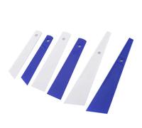Juego de masilla de plástico, 6 varillas aplicadoras de pegamento de plástico, esparcidores de pegamento para manualidades de cuero, raspador de herramientas, herramientas de manualidades de cuero y