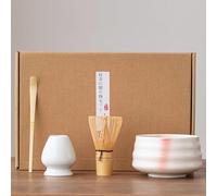 Juego De Matcha, Juego De Tazón Y Batidor De Matcha, Juego De Matcha Natural Y Seguro, Kit De Matcha Profesional Resistente Para Familiares, Amigos, Colegas, Amantes Del Matcha Y Principiantes