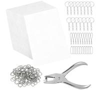 Juego de materiales DIY para llavero, con 30 hojas termorretráctiles para colgantes para mochila DIY - Haz el kit llavero | , apto para niños, adultos, casa, guardería y de Compl