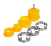 Juego de Matrices Redondas 7 Piezas para Roscado de Tuberías Pvc